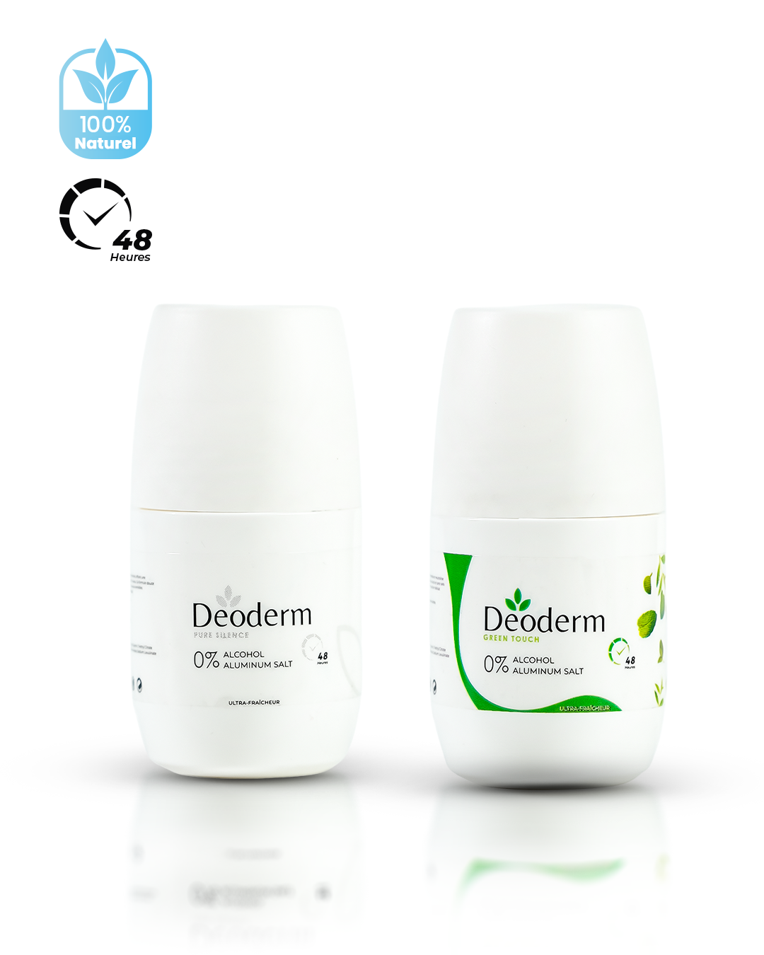 2 Déodorants Deoderm - Frech Confort (au choix)