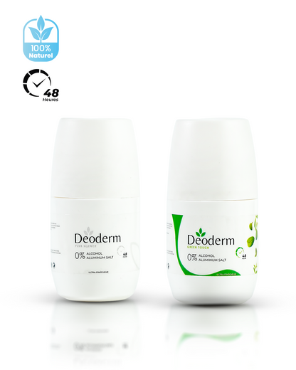 2 Déodorants Deoderm - Frech Confort (au choix)