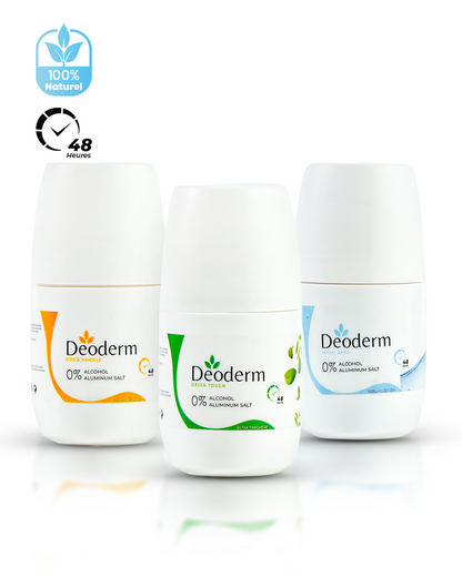 3 Déodorants Deoderm - Trio Confort