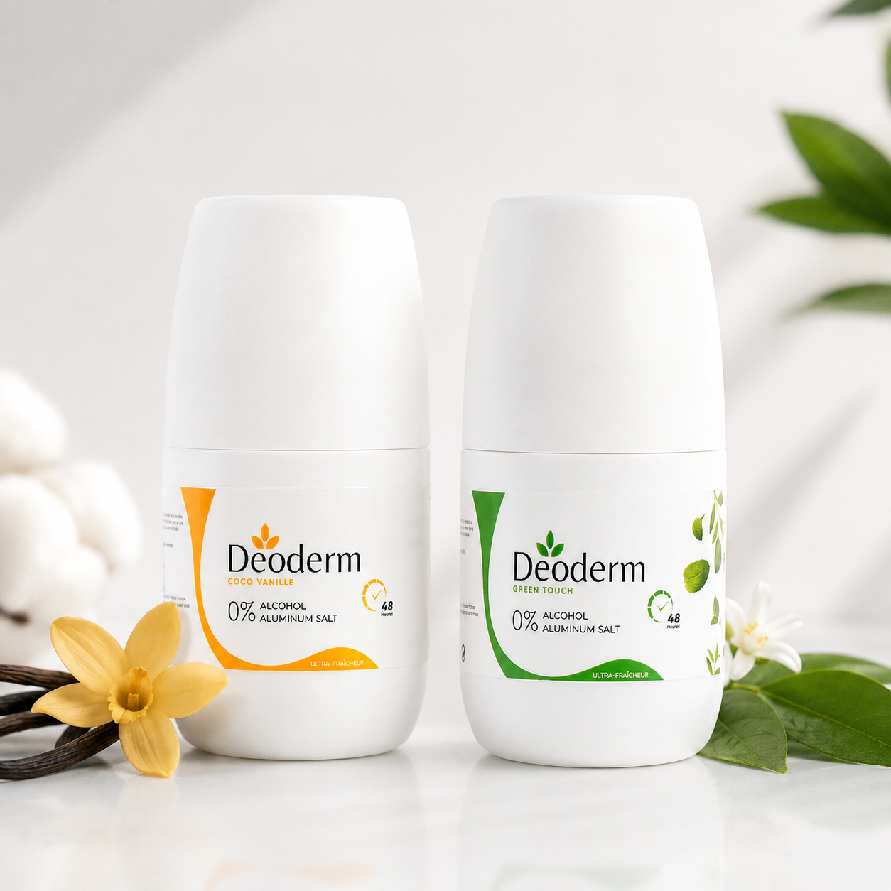 2 Déodorants Deoderm - Frech Confort (au choix)